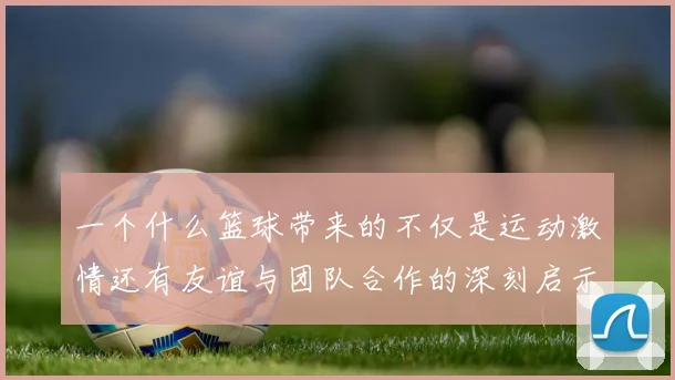 一个什么篮球带来的不仅是运动激情还有友谊与团队合作的深刻启示